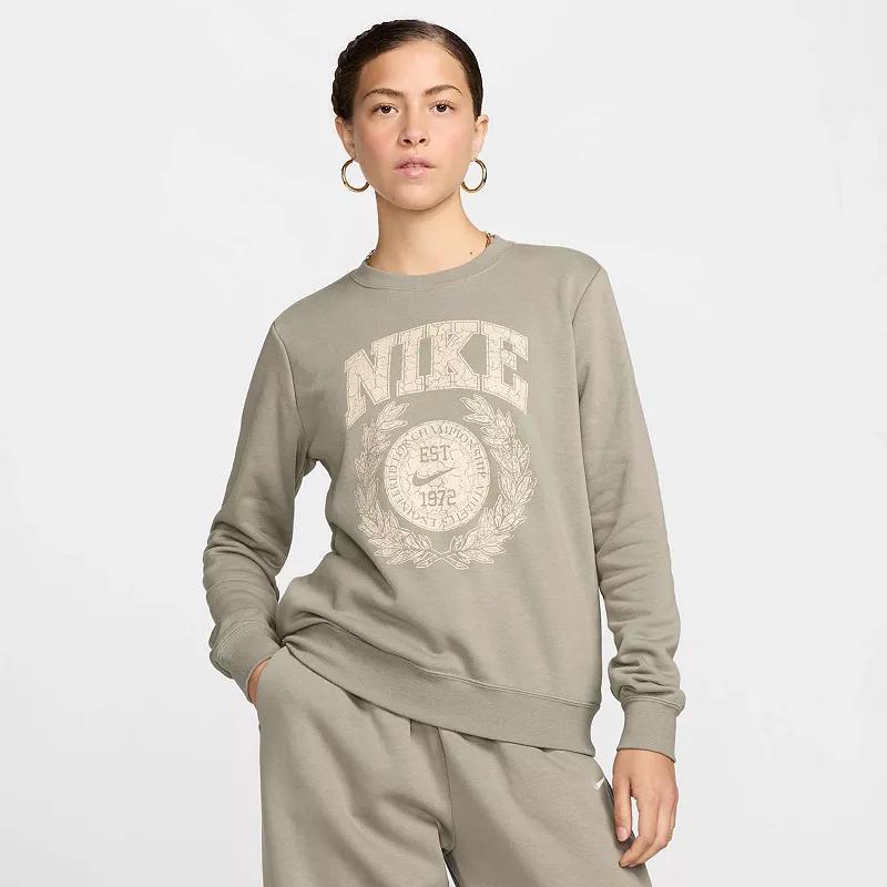 Womens Nike Sportswear Club Fleece Crew-Neck Sweatshirt Product Image