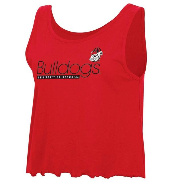 NCAA Georgia Bulldogs Womens Crop Tank Top Product Image