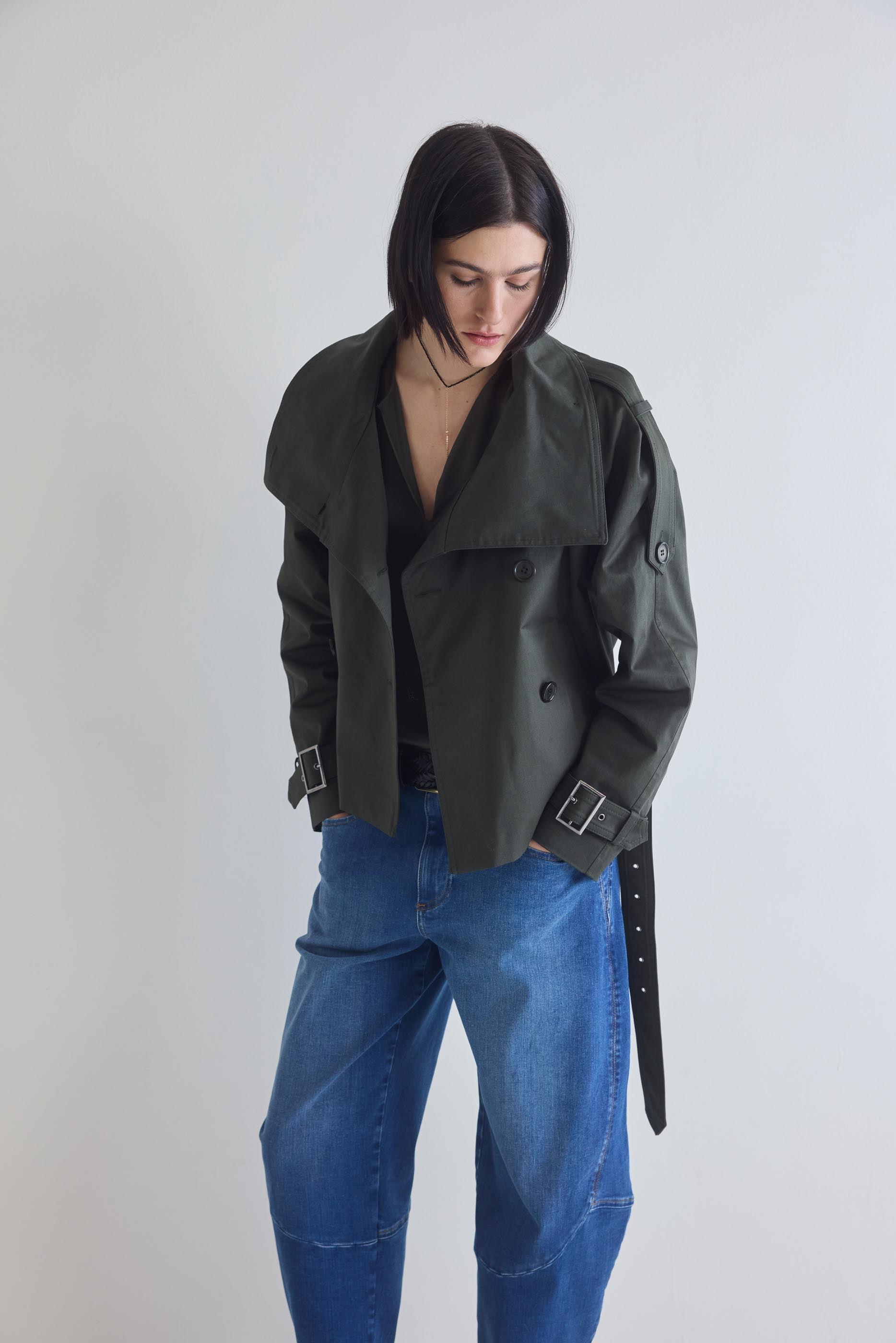 The Cropped Trench Coat Product Image