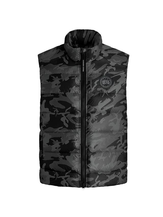 Canada Goose Men's Crofton Camo Down Vest - Size: X-LARGE - BLK CLASSIC CAMO Product Image