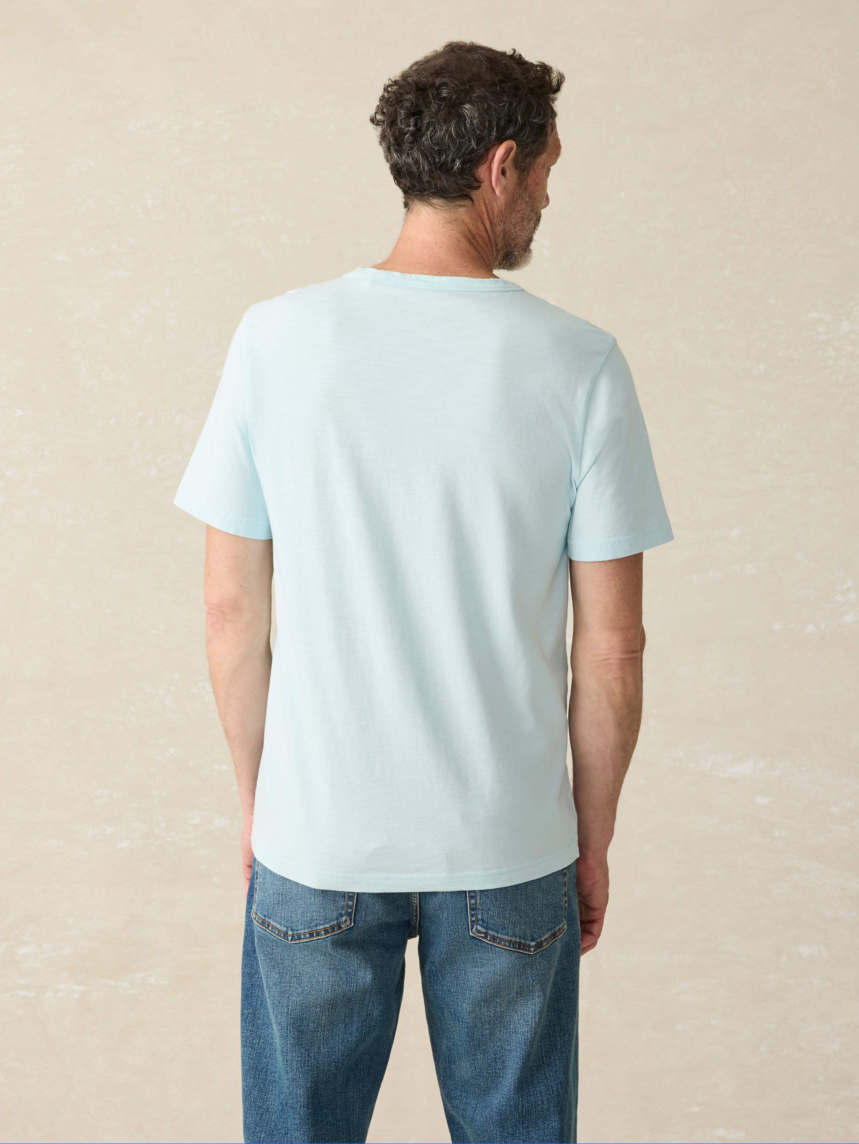 Sunwashed Tee - Blue Oasis Male Product Image