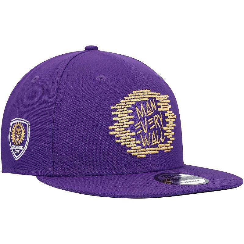 Mens New Era Purple Orlando City SC Jersey Hook 9FIFTY Snapback Hat Product Image