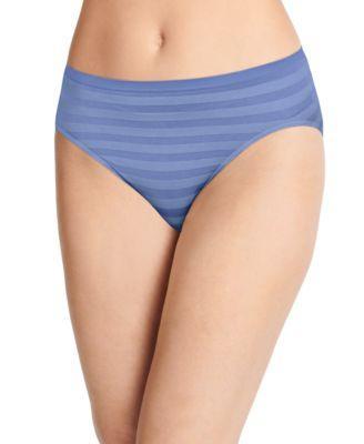 Womens Jockey Comfies Matte & Shine Seamless Hi-Cut Panty 1306 Product Image