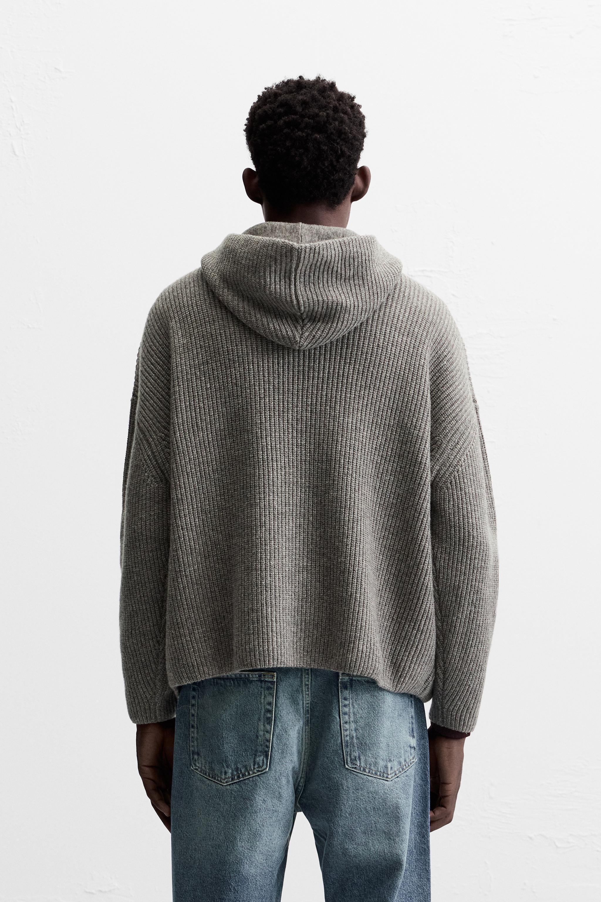 KNIT WOOL BLEND SWEATSHIRT Product Image