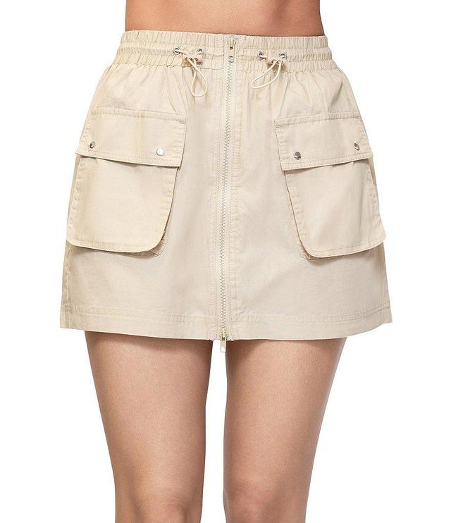 Stevie by Steve Madden Poplin Cargo Mini Skirt Product Image