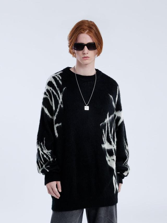 Aelfric Eden Irregular Graffiti Sweater Product Image