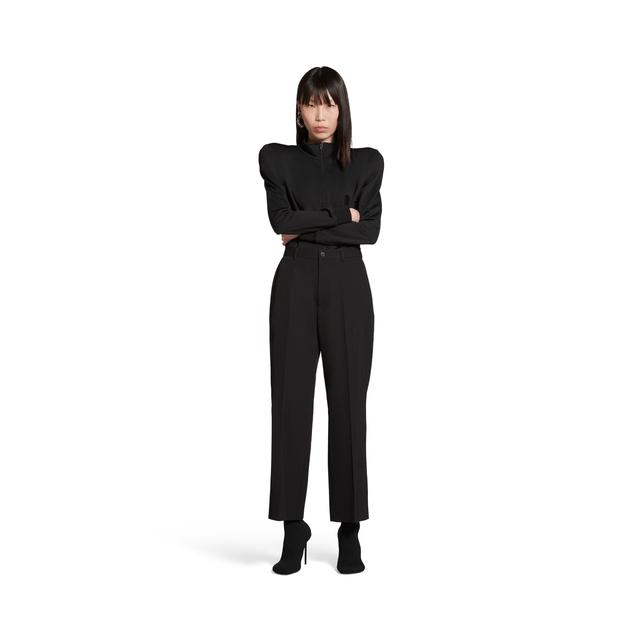 Cropped Pants in Black Product Image