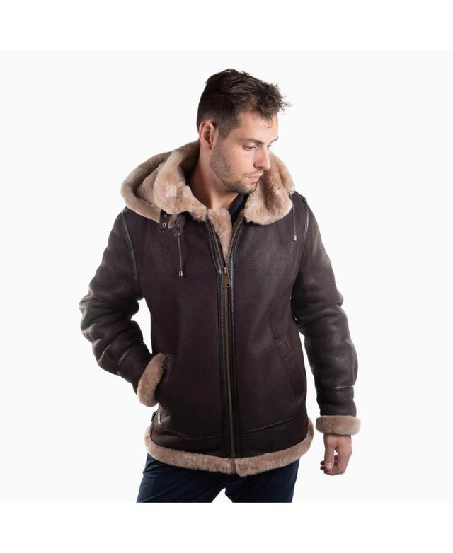 Cloud Nine Sheepskin Mens Bomber Jacket Product Image