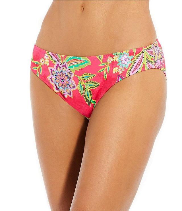 JOHNNY WAS Flamingo Hipster Swim Bottom Product Image