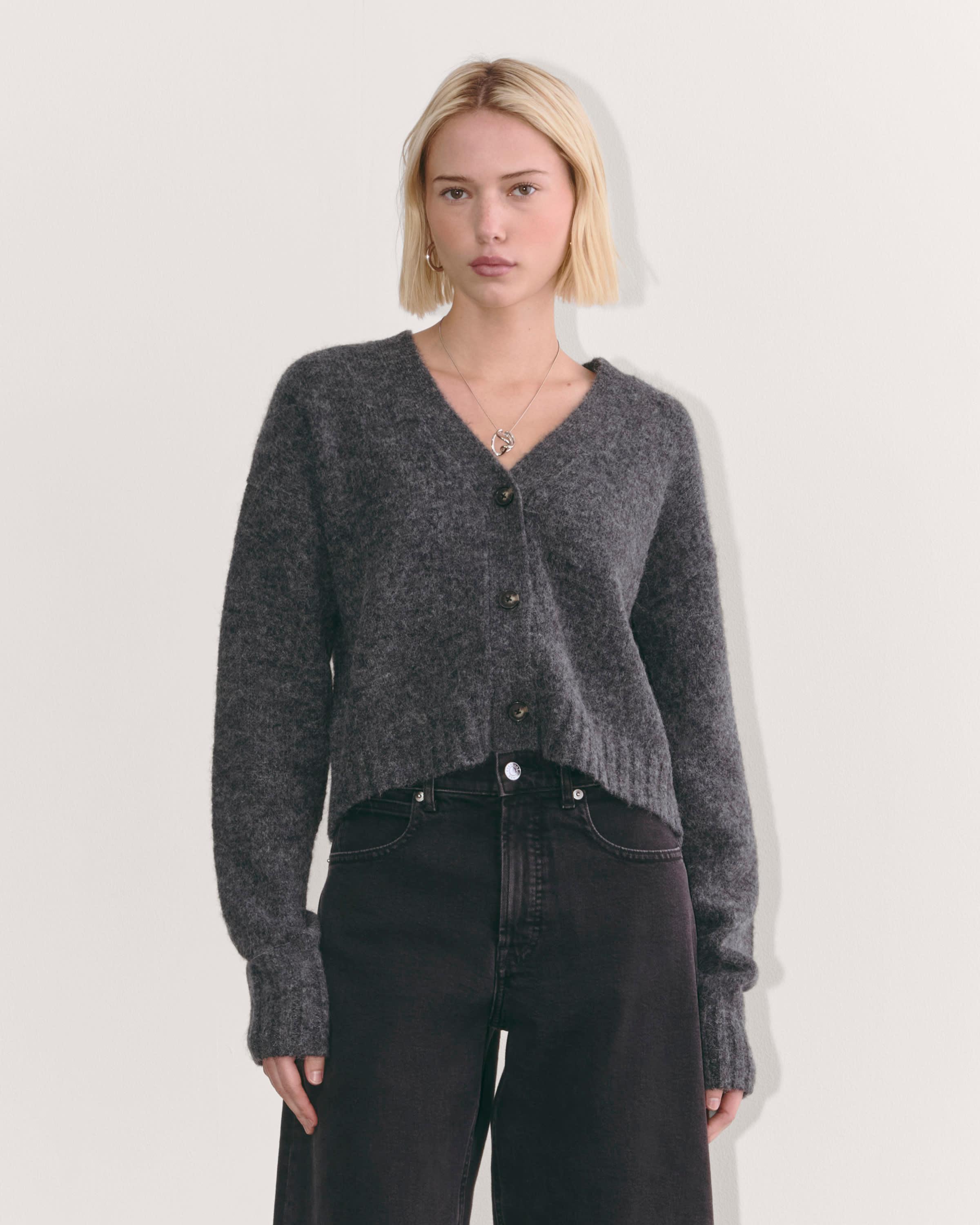 The Boxy Cardigan in Alpaca Product Image