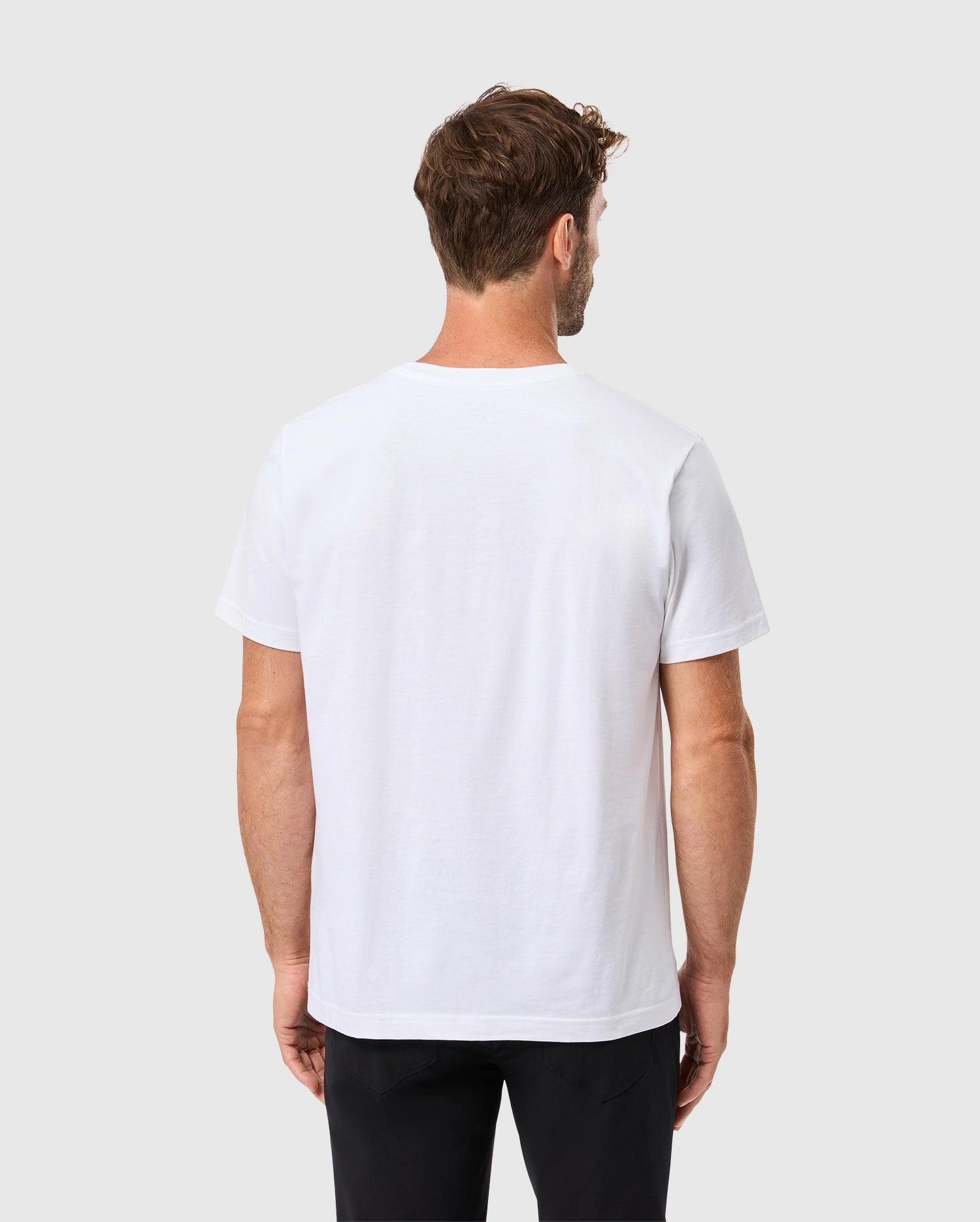 MENS CLASSIC V NECK TEE - B6U100ARPC Male Product Image