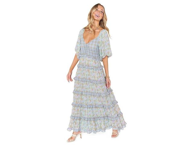 Show Me Your Mumu Colette Maxi Dress (Primrose Print Mix) Women's Clothing Product Image