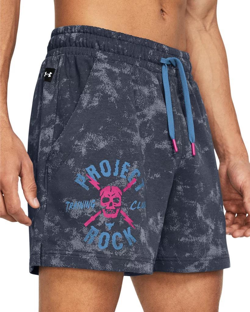 Men's Project Rock Rival Terry Printed Shorts Product Image