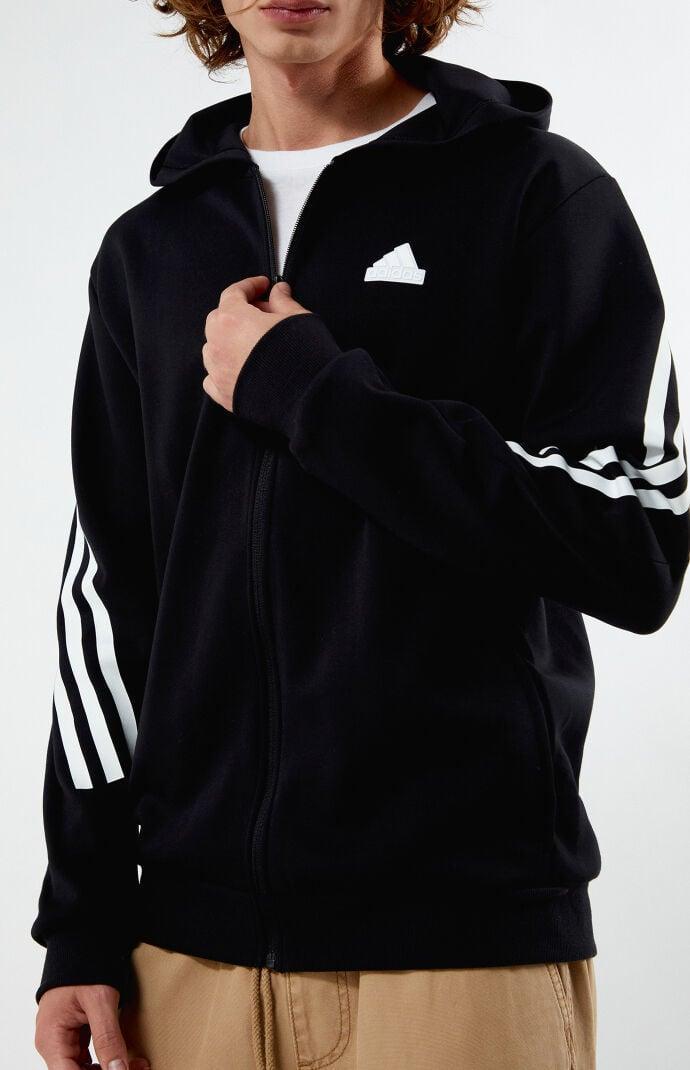 Mens adidas Future Icons 3-Stripes Full Zip Sportswear Hoodie Product Image