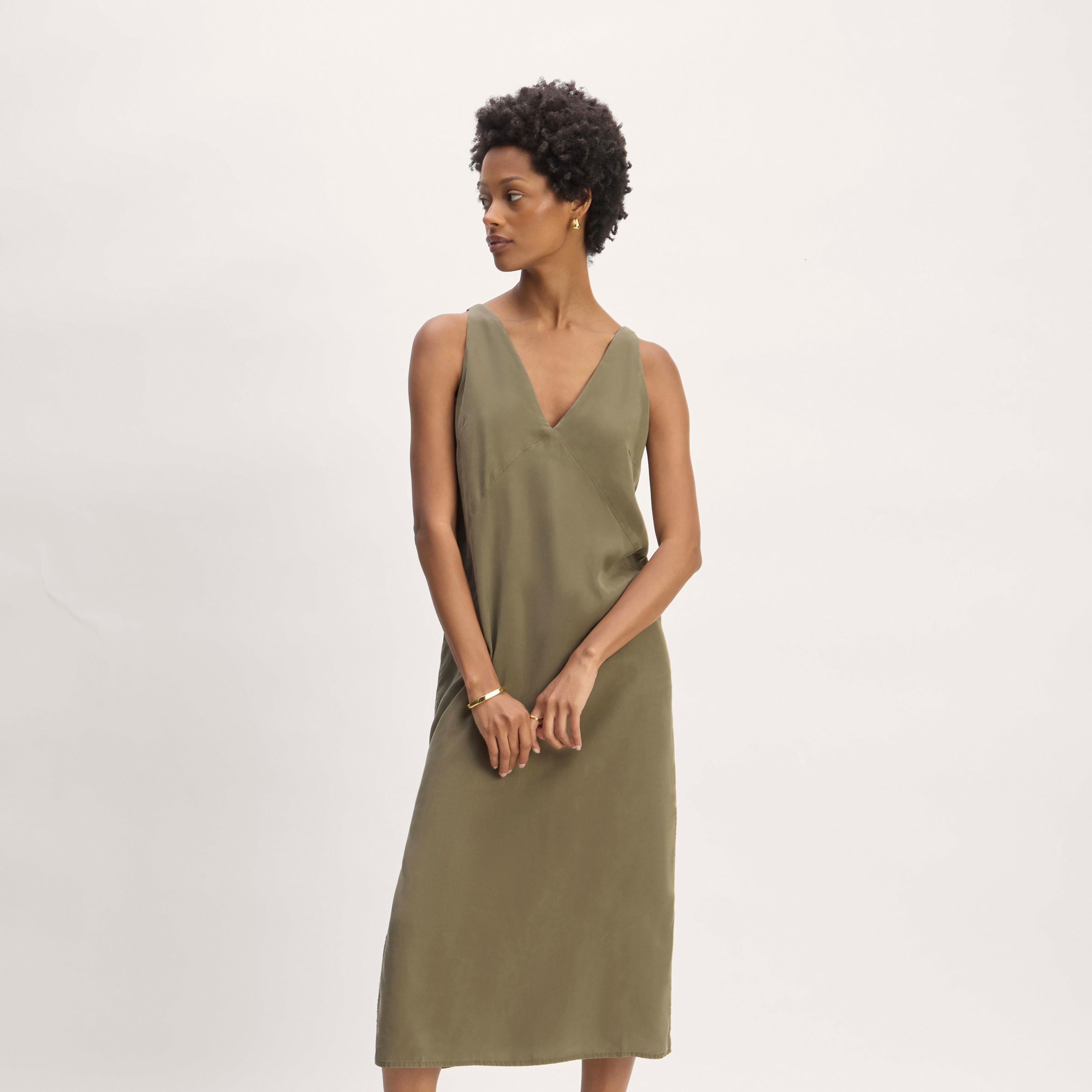 Womens TENCEL Midi Slip Dress by Everlane Product Image