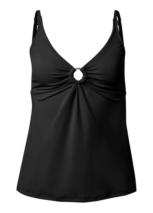 Willow Ring Tankini Top - Black Beauty Product Image