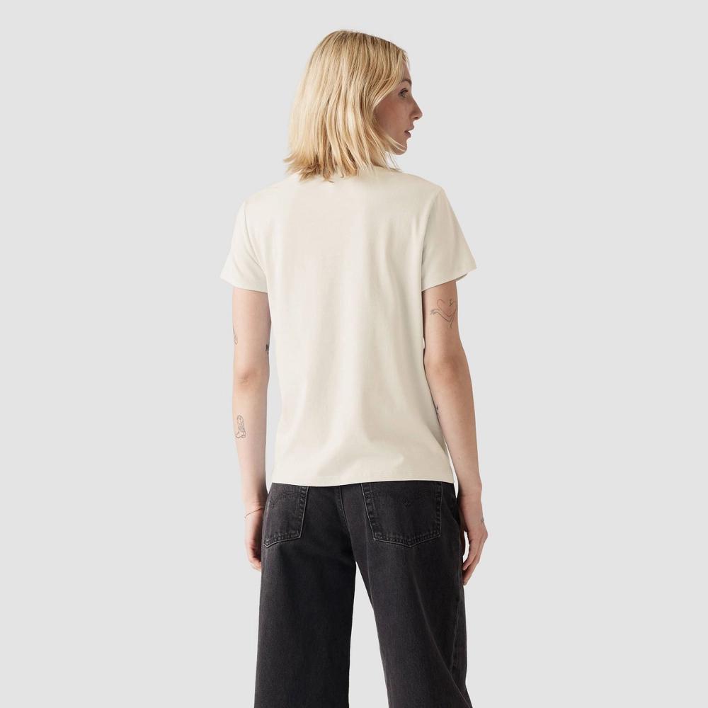 Levis Womens Short Sleeve Perfect T-Shirt - Hold Your Horses Egret L Product Image