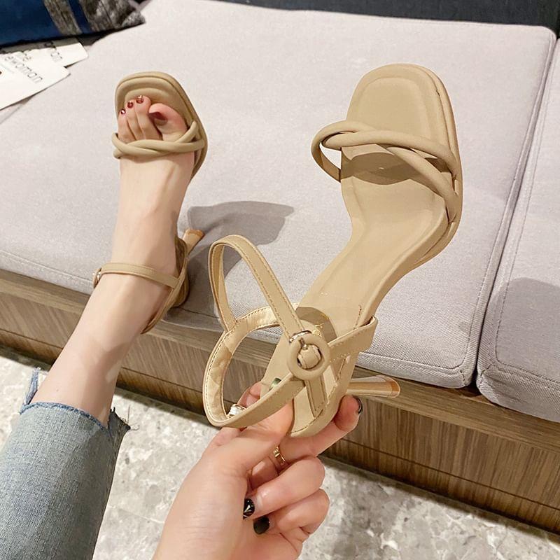 Knotted High-Heel Sandals product image