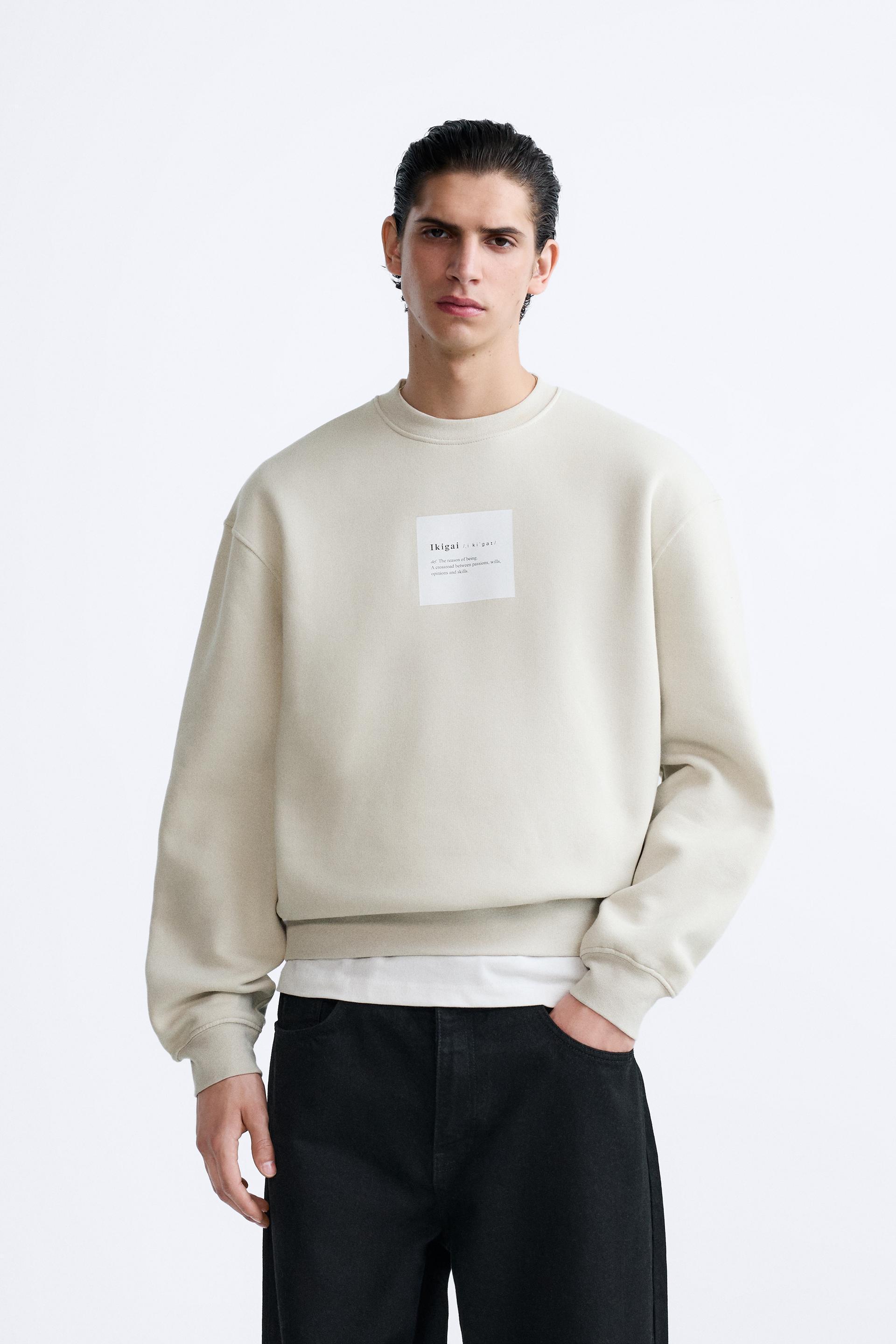 TEXT PRINT SWEATSHIRT Product Image