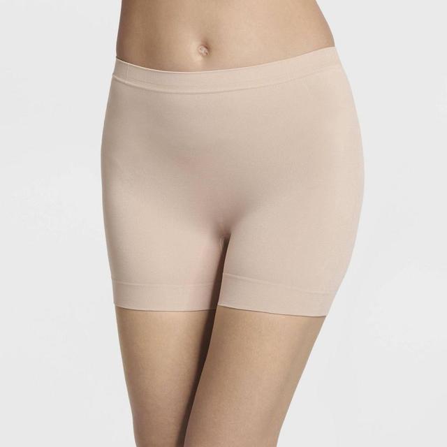 Jockey Generation Womens Shortie Slipshort - Beige XL: Seamless Microfiber Shapewear, Cotton Gusset, Opaque Product Image