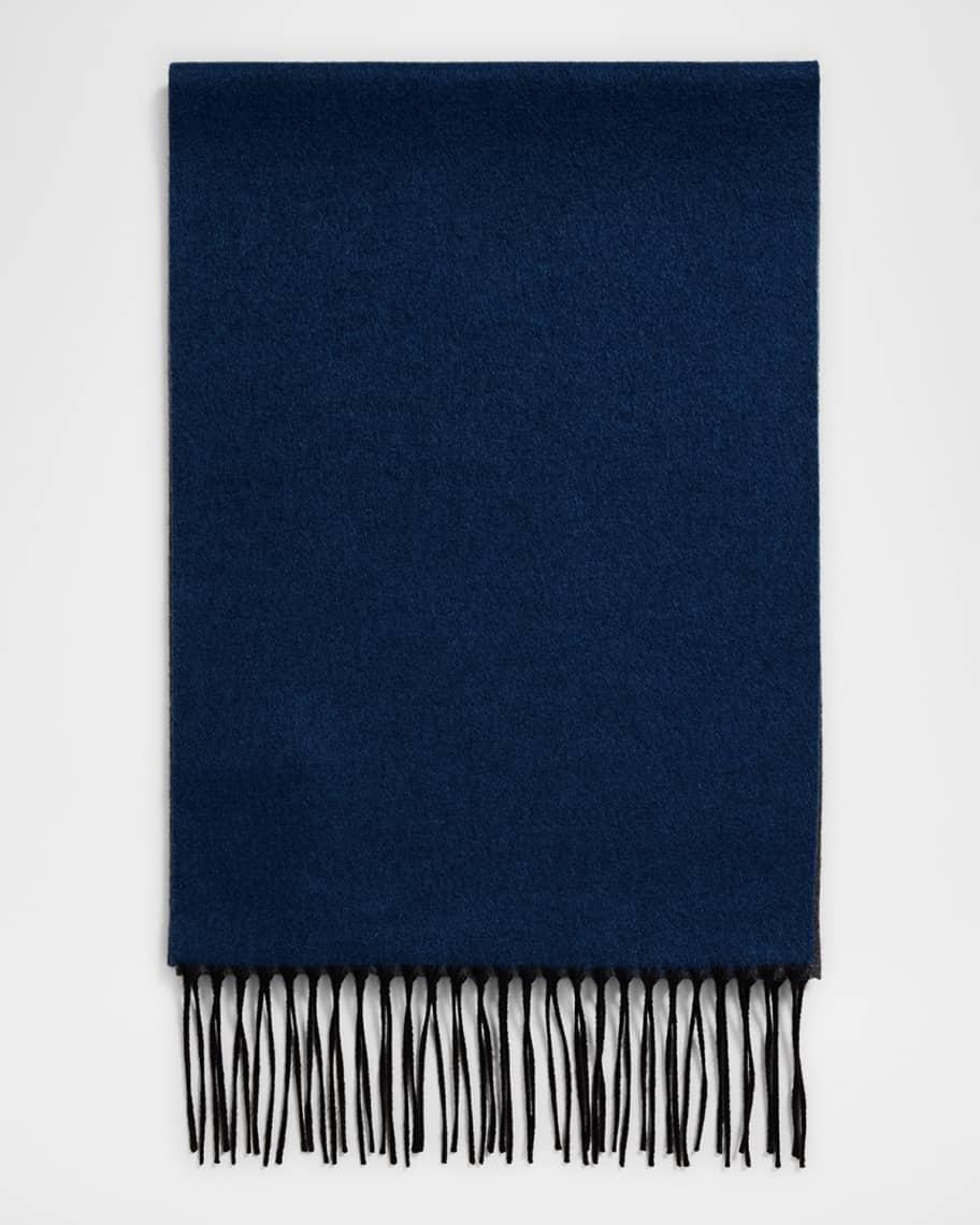 Men's Mirror Silk and Cashmere Double-Faced Scarf product image