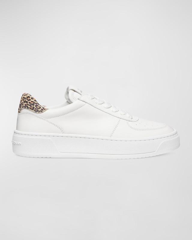 Womens Courtside Leather Low-Top Sneakers Product Image