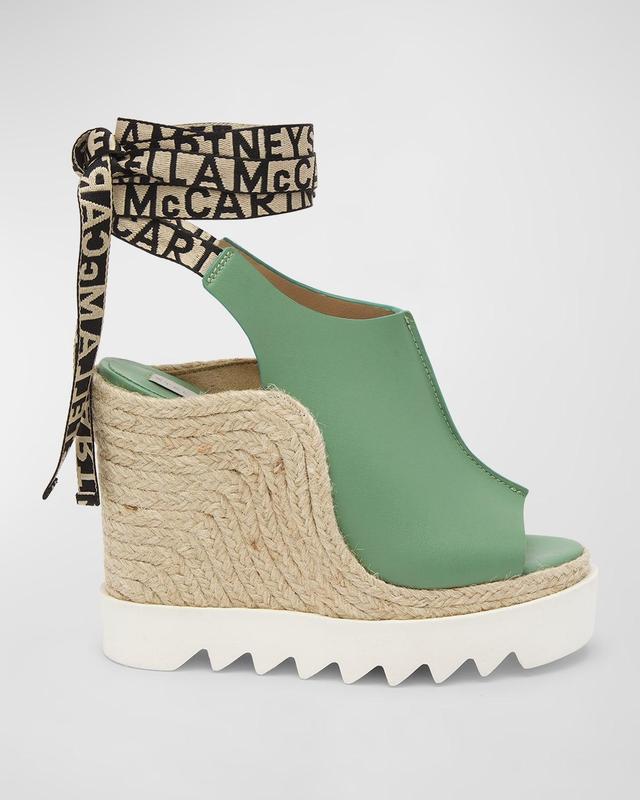 Gaia Web Ankle-Wrap Espadrille Wedges Product Image