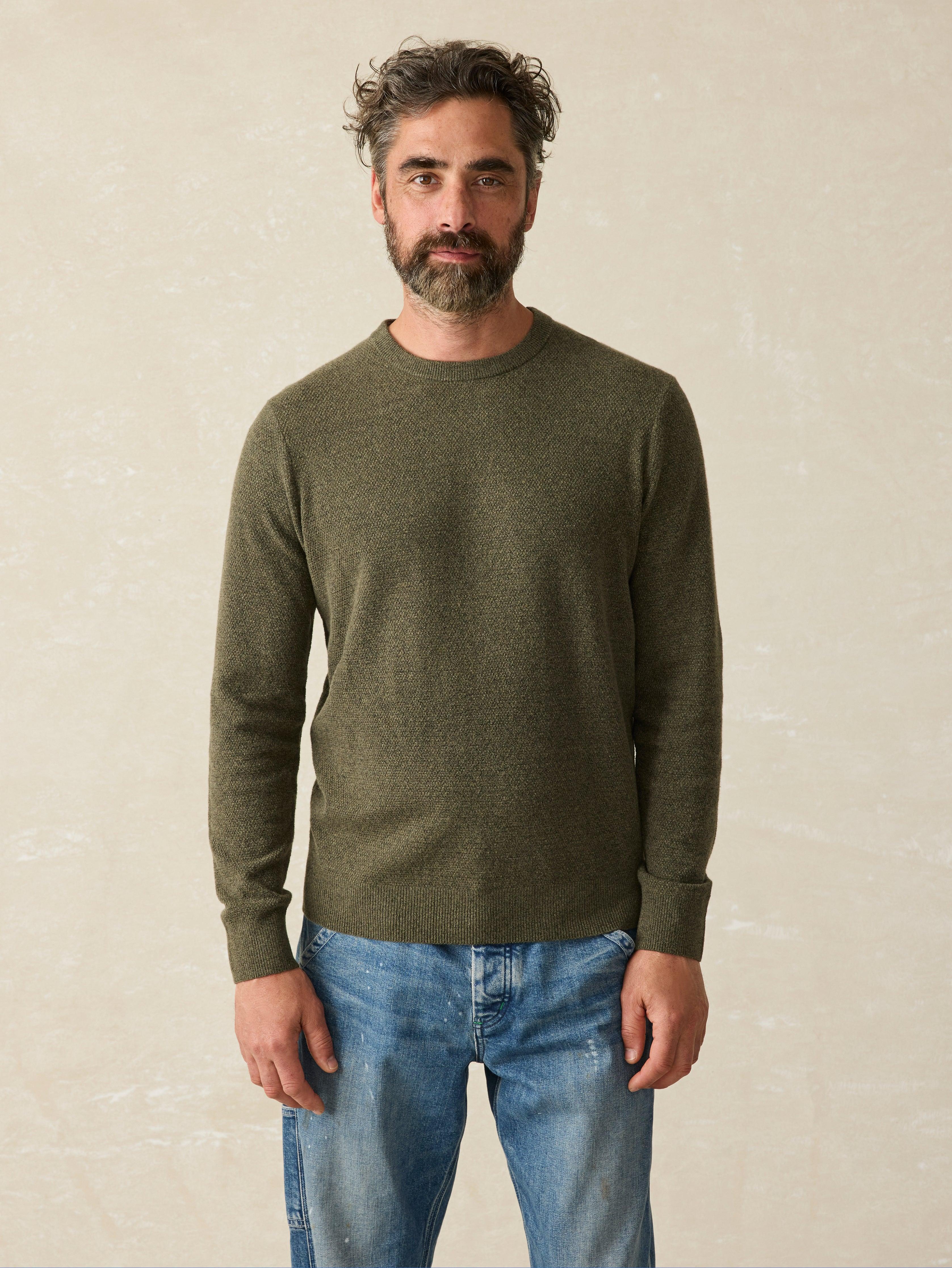 Jackson Crew Sweater (Tall) - Olive Heather Male Product Image