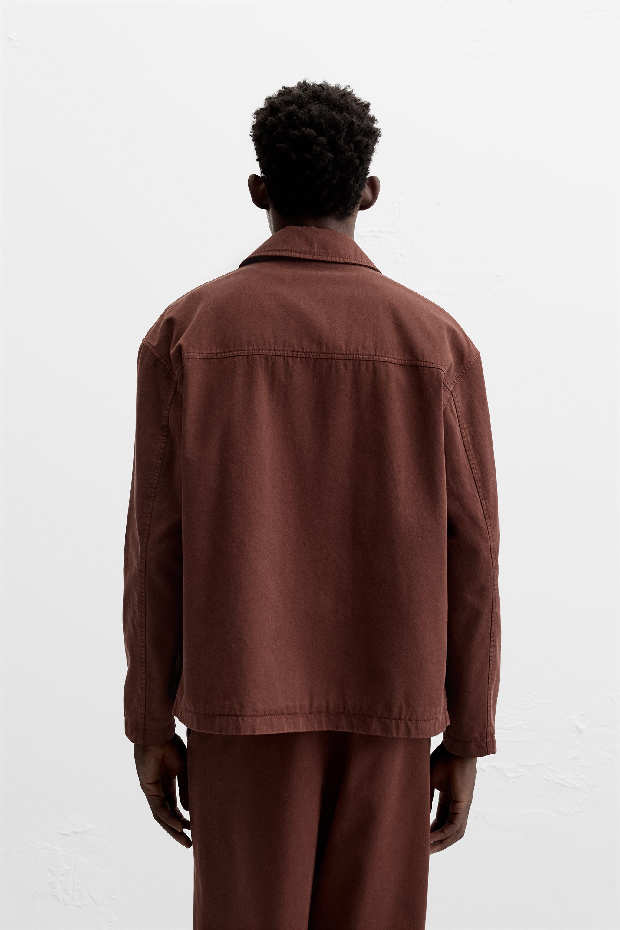 STRUCTURED TWILL OVERSHIRT Product Image