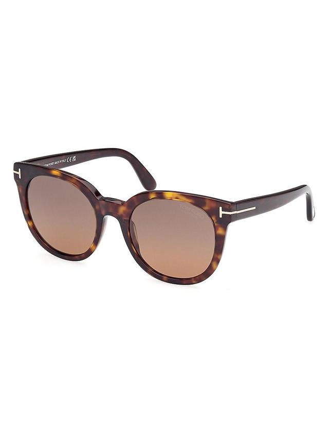 Womens 53MM Butterfly Sunglasses Product Image