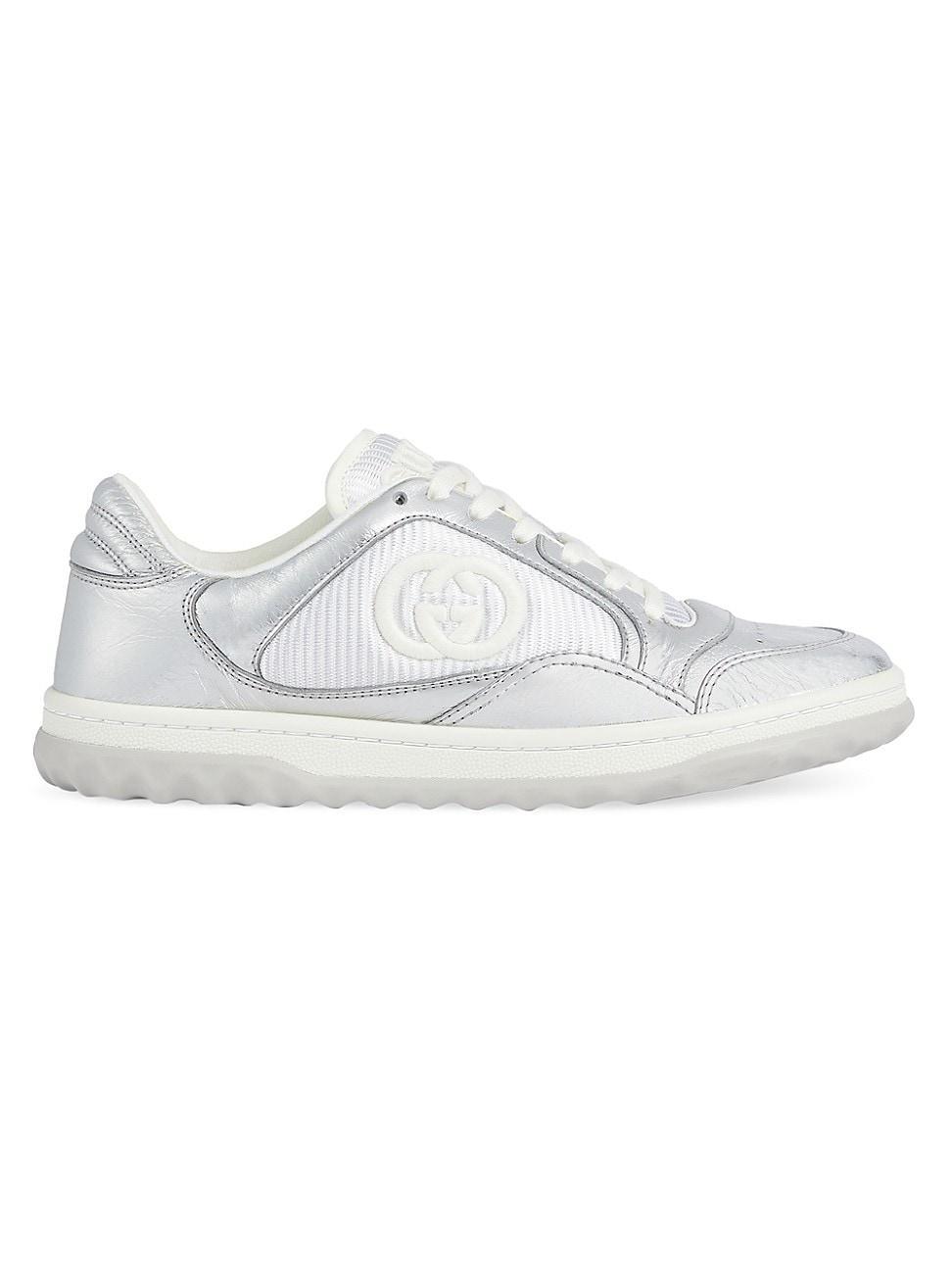 Womens MAC80 Metallic Leather Low-Top Sneakers Product Image