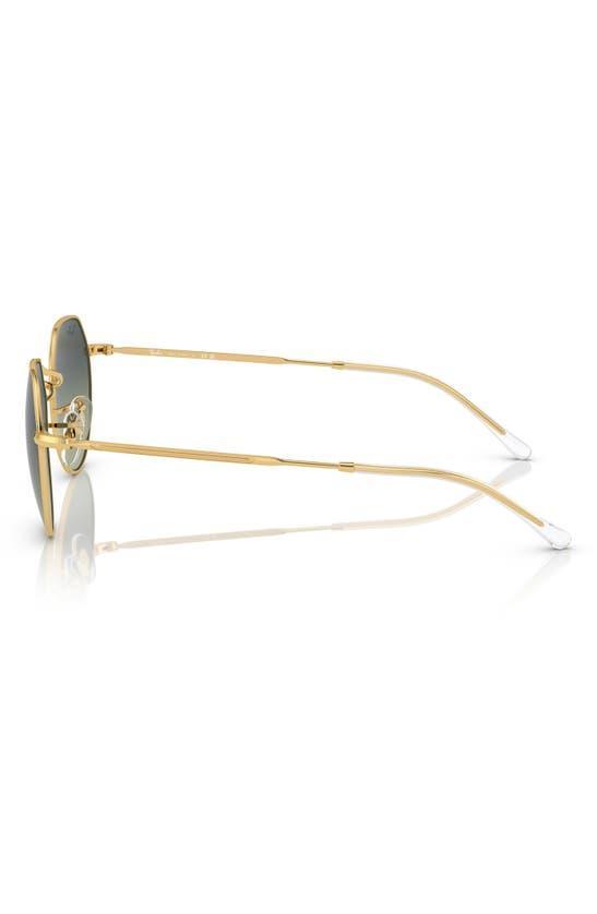 RAY BAN Jack Round Sunglasses In Gold Flash Product Image