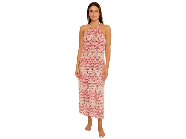 Trina Turk Serafina Halter Maxi Dress Women's Swimwear Product Image