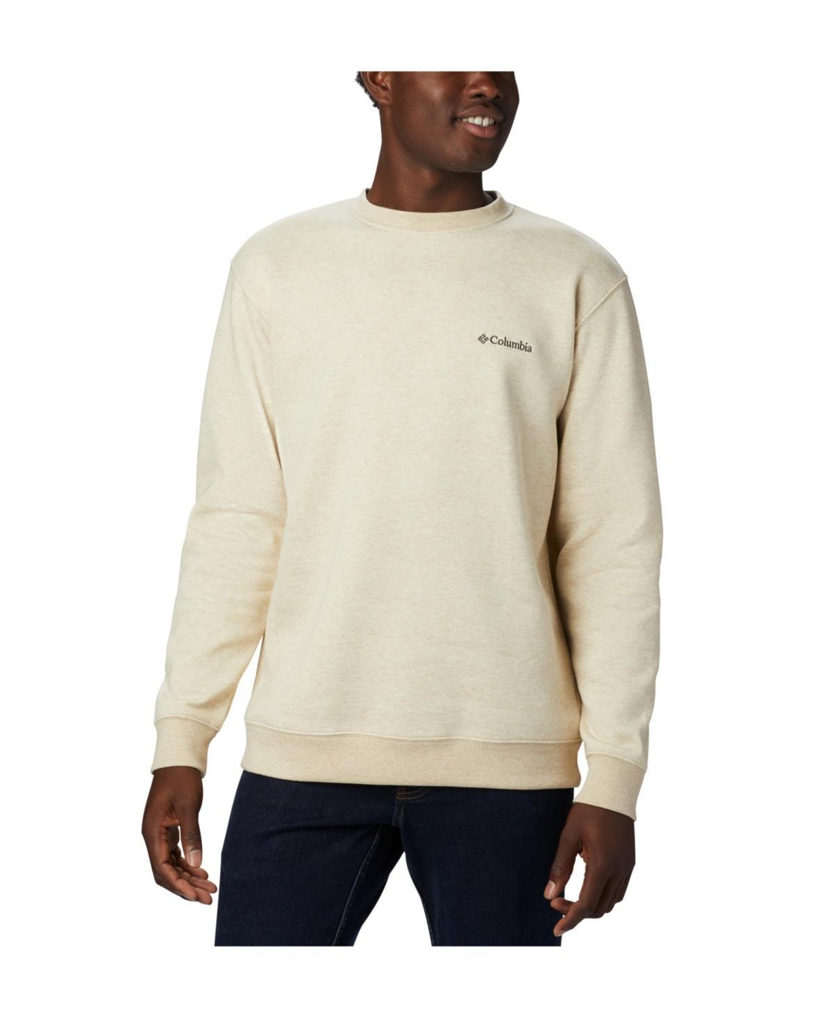 Mens Columbia Hart Mountain II Crewneck Pullover Blue Product Image