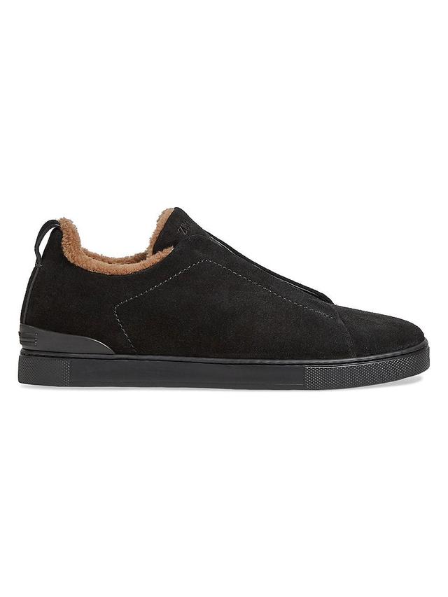 Mens Suede Triple Stitch Sneakers Product Image