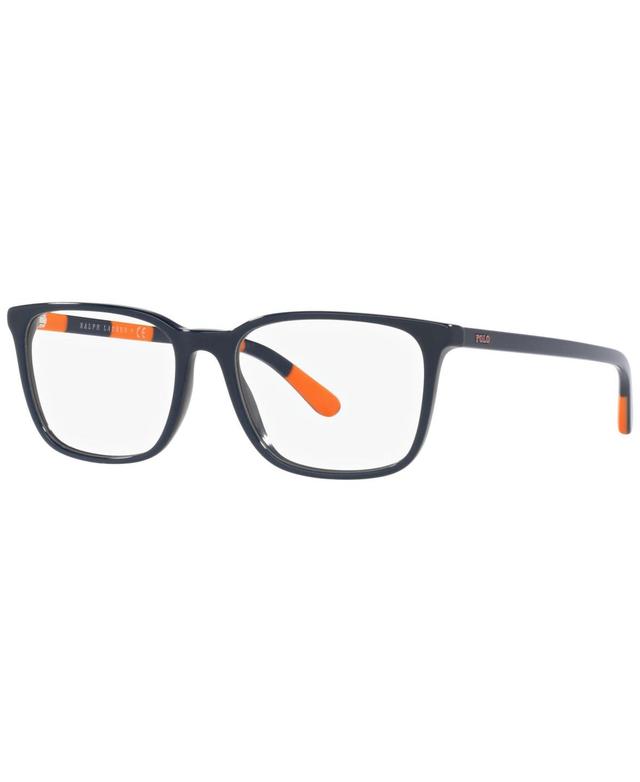 Polo Ralph Lauren Mens Pillow Eyeglasses, PH2234 - Shiny Navy Blue Product Image