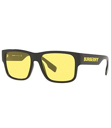 Burberry Men's Be4358 Knight Sunglasses, Grey, Large Product Image