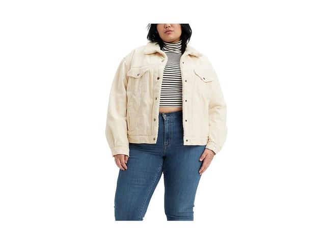 Levis Womens Plus 90s Sherpa Trucker Jacket Product Image