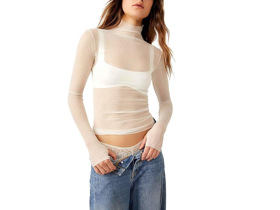 Free People On The Dot Layering (Love Dove) Women's Clothing Product Image