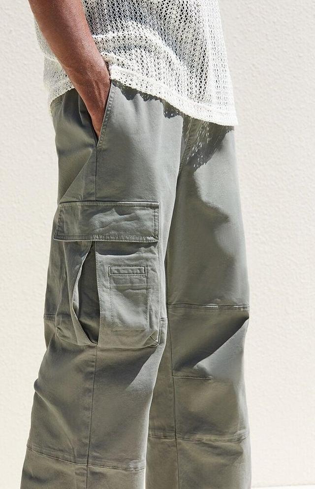 Men's Natural Baggy Cargo Pants Product Image