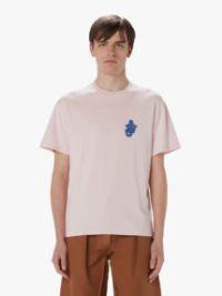 ANCHOR PATCH T-SHIRT in pink | JW Anderson US  Product Image