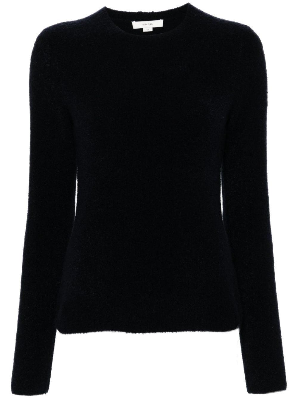 Long-sleeve Crew-neck Jumper In Black product image