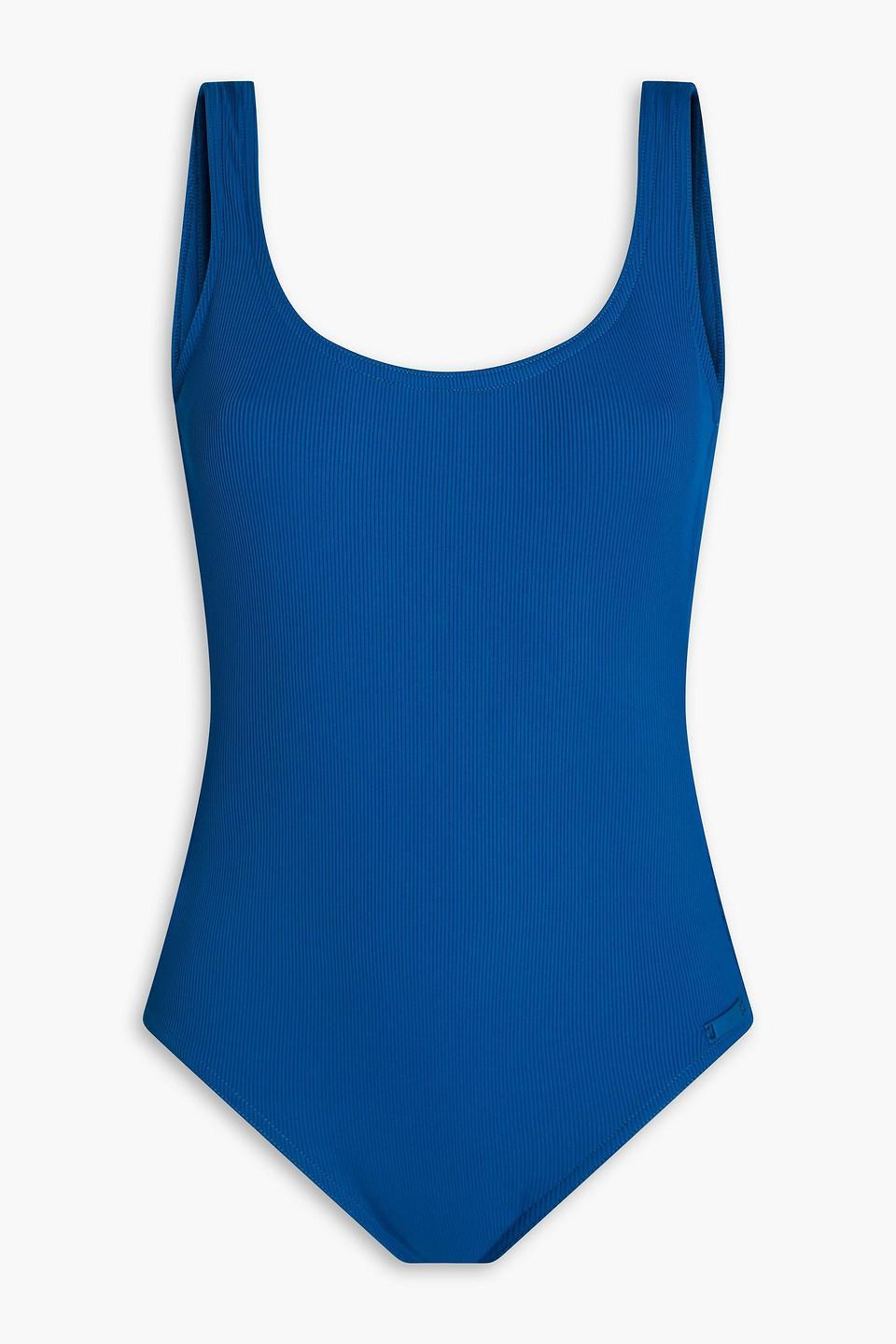 Separates Texture Ribbed Swimsuit In Cobalt Blue Product Image