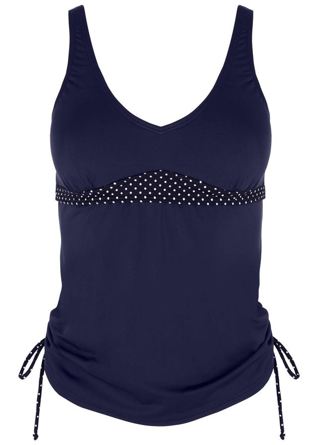 Tankini Top - Navy & White Dot Product Image