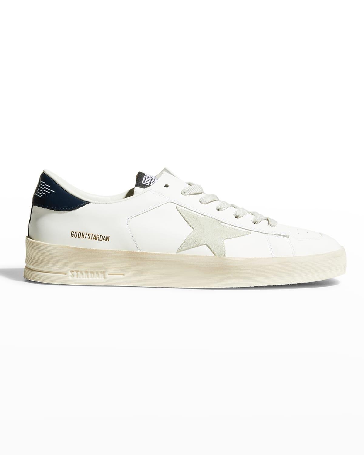 Men's Stardan Leather & Mesh Low-Top Sneakers Product Image