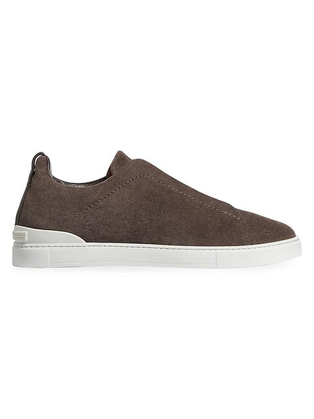 Mens Suede Triple Stitch Sneakers Product Image