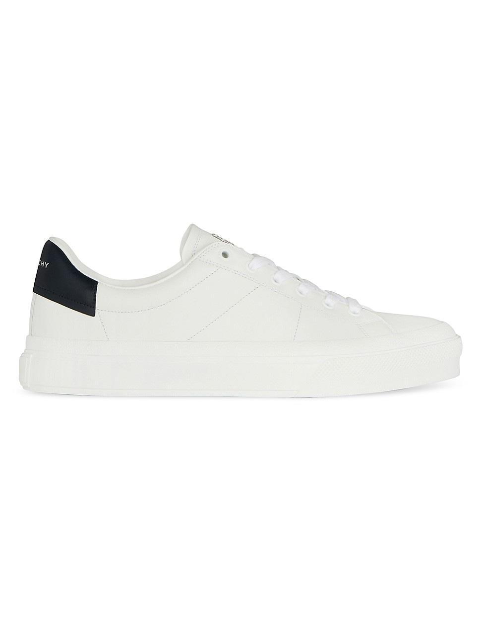 Givenchy City Court Sneaker in White & Black - White. Size 41 (also in 40, 42, 43). Product Image