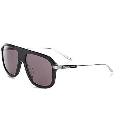 Gucci Mens Back To Web 57mm Shield Sunglasses Product Image