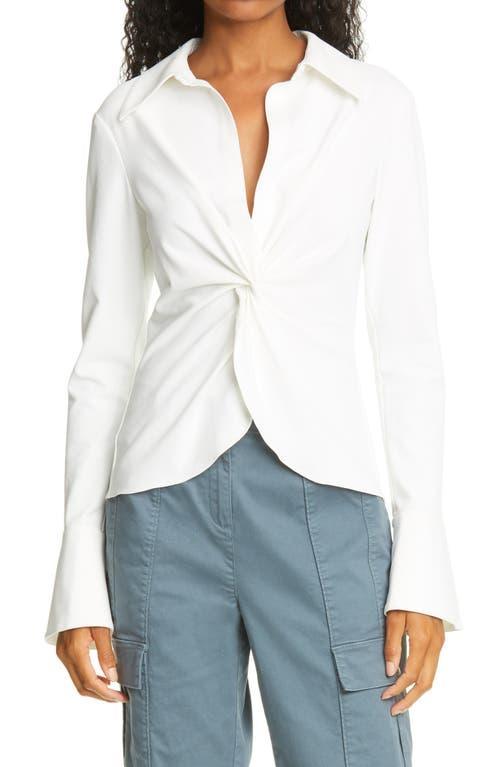 Cinq  Sept Mckenna Knot Waist Shirt Product Image