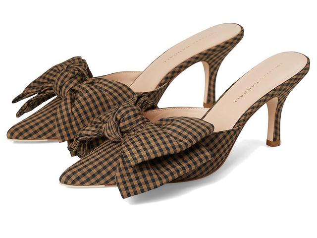 Loeffler Randall Margot Bow Mule Black Check) Women's Shoes Product Image